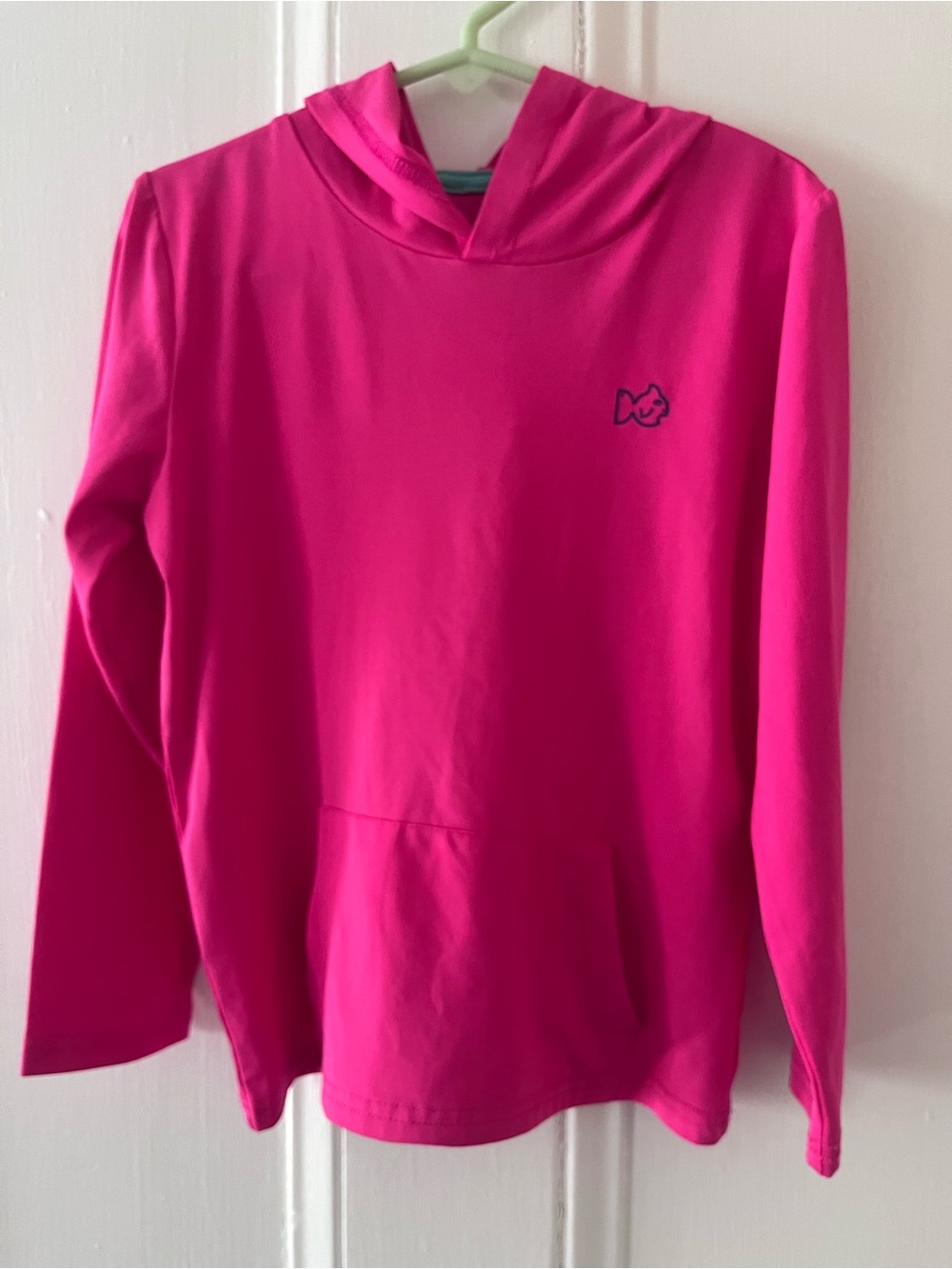 Prodoh SPF Kids Long Sleeve Hooded Tee - Hot Pink